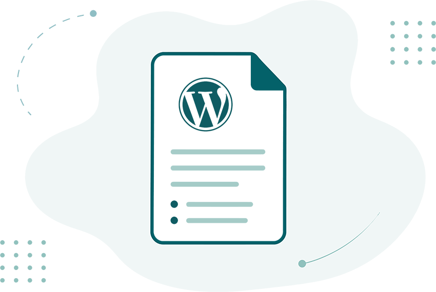 Hero image of WordPress Documentation